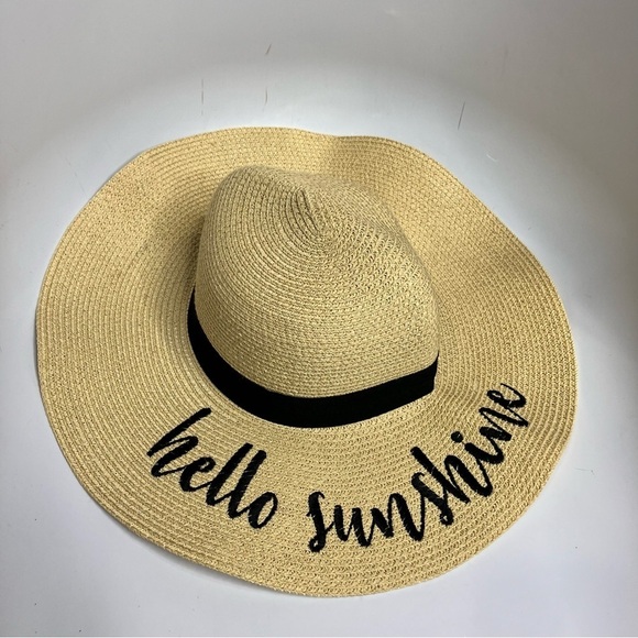 Brook + Bay‎ paper sunhat hello sunshine one size fits most - Picture 2 of 5